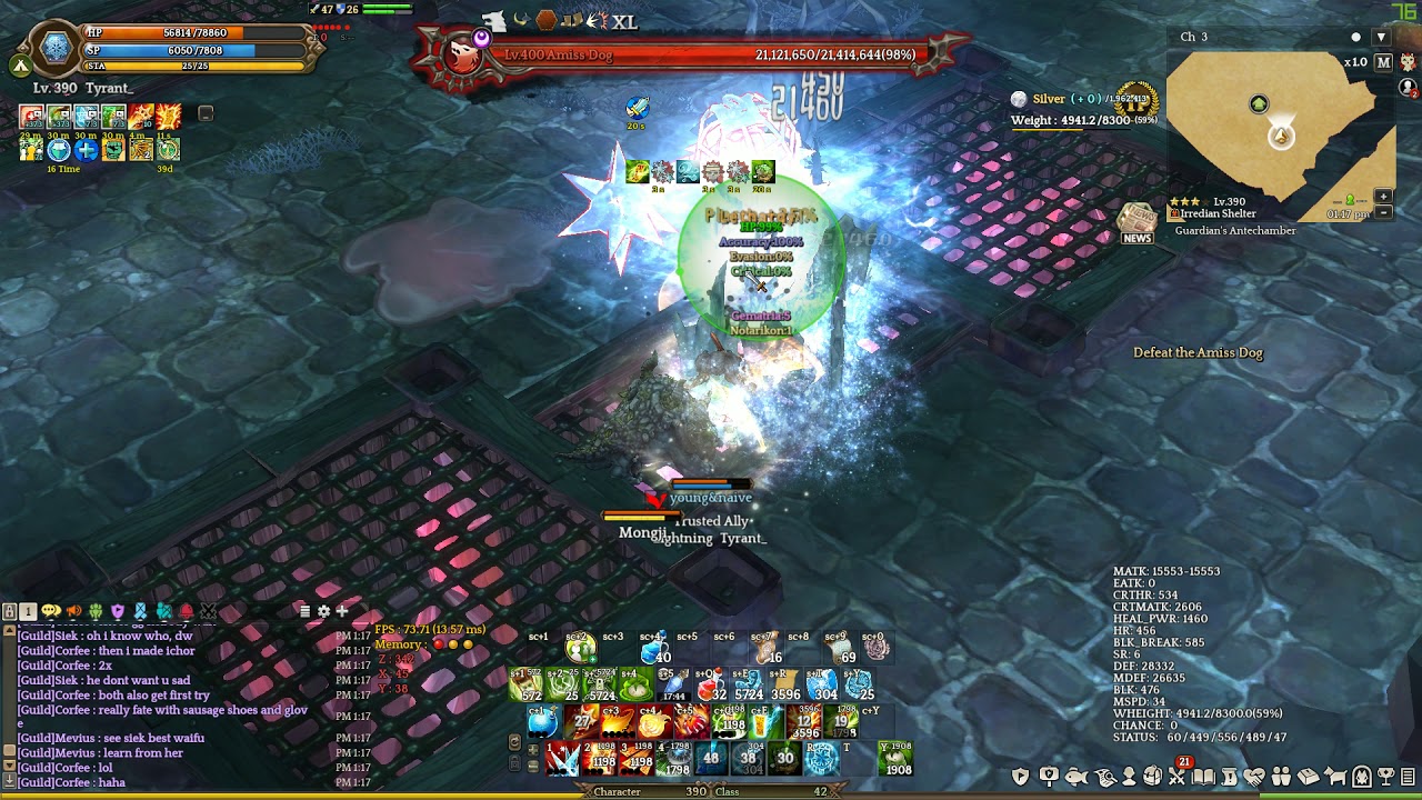 [Tree of Savior Re:build] Irredian Shelter Amiss Dog (Taoist - Cyromancer - Chrono)