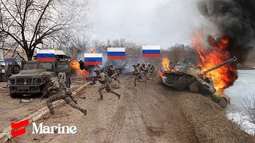 Gopro Battle! Ukraine 59th Brigade Brutally Ambush Russian Soldiers in Novopavlivka