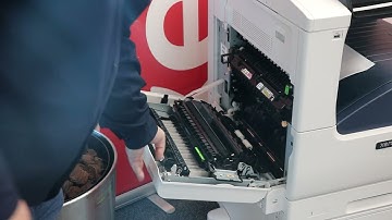 Replacing the transfer roll on the Xerox VersaLink B7000 / B7100 Series MFP