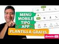 MENÚ MOBILE tipo APP con Elementor Pro desde cero 📱 (Plantilla de Regalo)