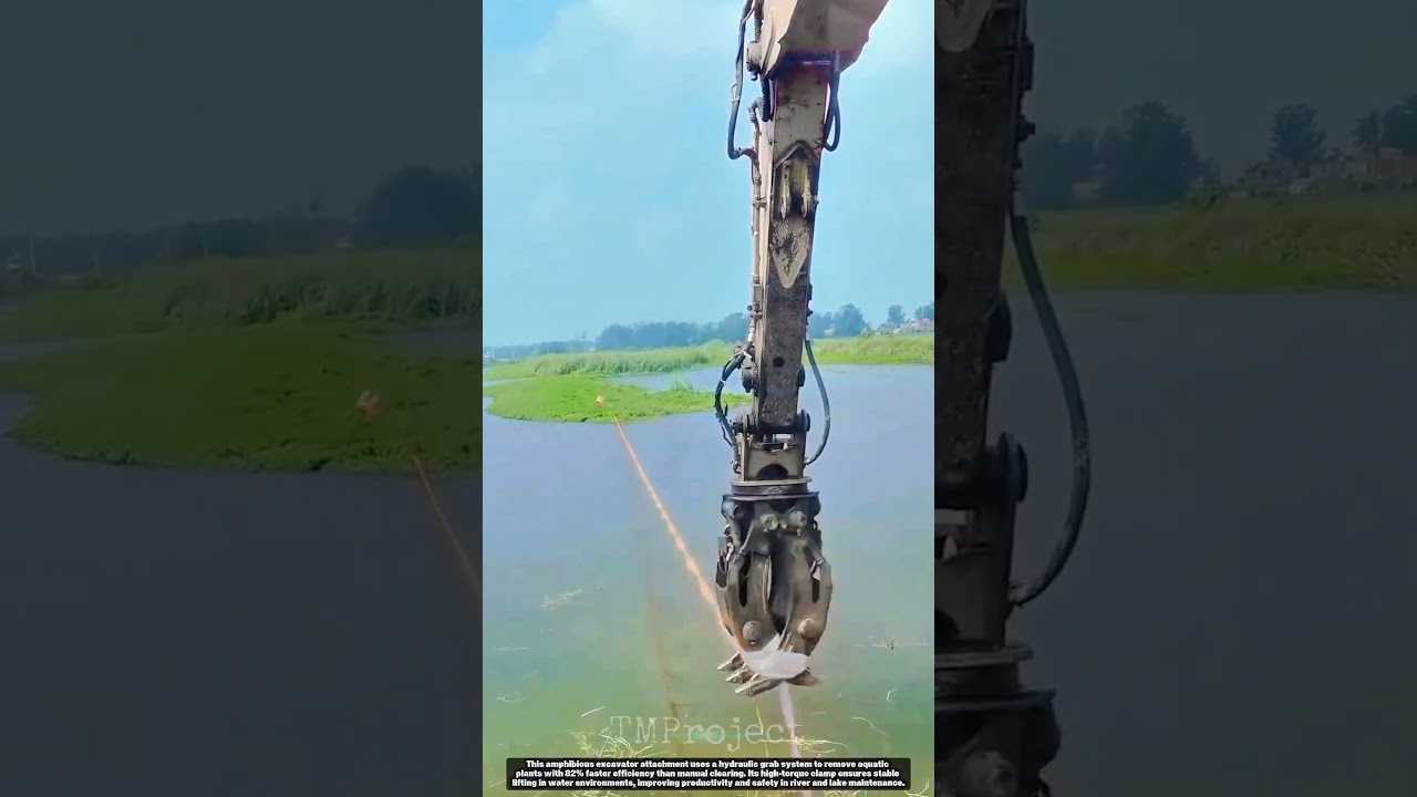 Хорошие инновационные инструменты для экскаватора-амфибии Машина для удаления водных растений