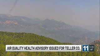 Air quality health advisory issued for Teller County