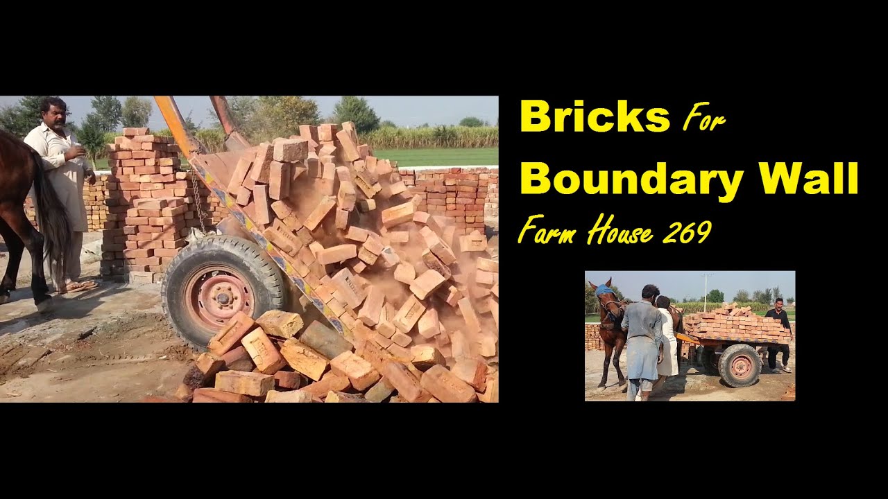 Bricks For Boundary Wall Farm House 269 YouTube