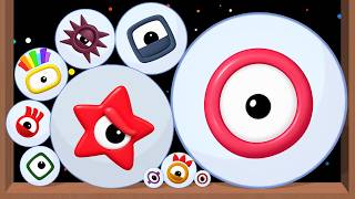 Numberblock Balls Merge EYE DROP Poki 🤩 New Game 2048 Update - ASMR Puzzle Gameplay Android/iOS screenshot 1
