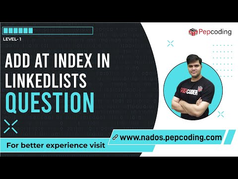 Add at Index in Linked List | Question