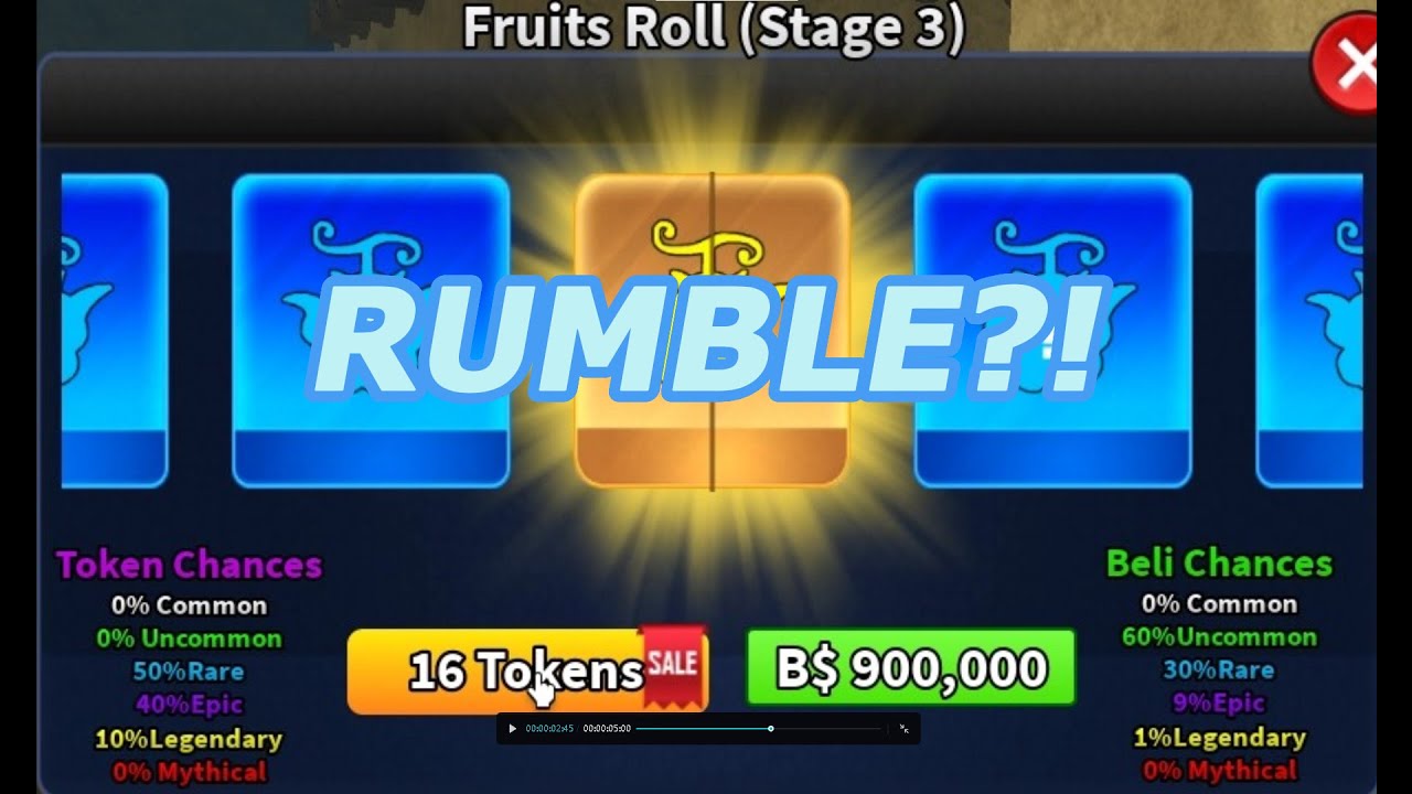 Fruit Warriors Update 2! Spinning for Rumble using Tokens! (New CODES)
