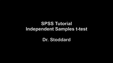 SPSS Tutorial    Independent Samples t test