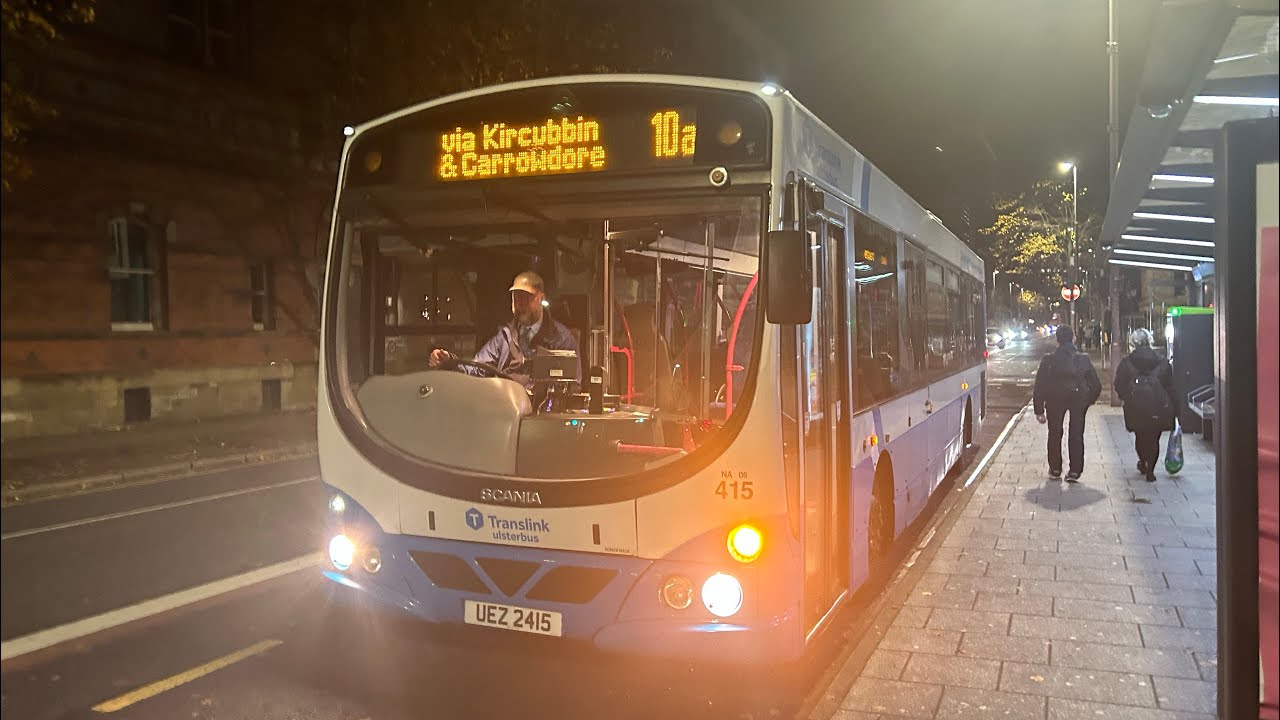 *Loud ZF* Translink Ulsterbus Scania Solar Rural 415 (Route 10A) - YouTube