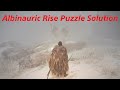 Elden Ring - Albinauric Rise Puzzle Solution