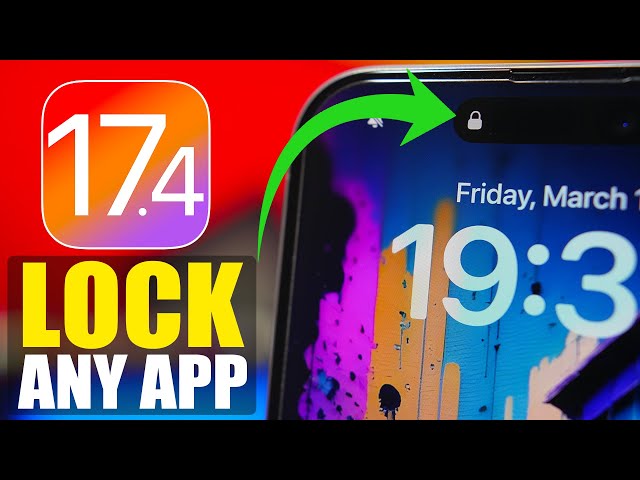 iOS 17.4 - LOCK Any iPhone App with FACE ID or PASSCODE ! class=