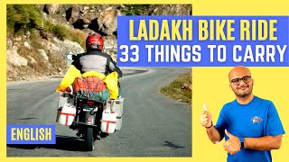 Q88. What to pack for Ladakh Bike Ride or Spiti Bike Ride? [Clothes, Spares, Gear & Accessories]