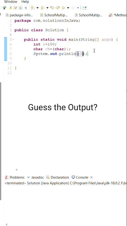 Java Interview Questions Guess the Output #coding #learnwithme #java ...