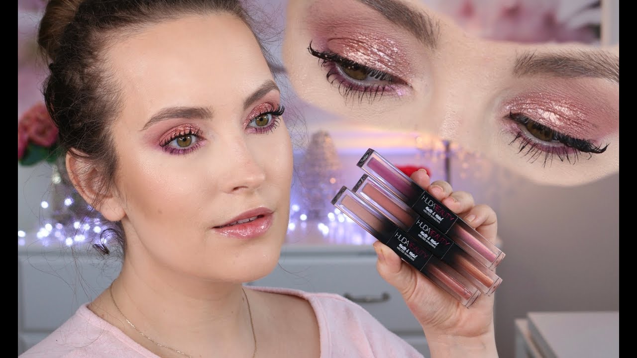 testuje NOWOŚĆ - trwałe, matowe i błyszczące cienie w kremie HUDA BEAUTY matte metal melted shadows