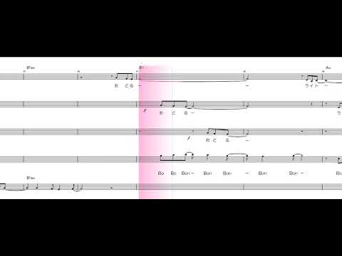 真夏の夜の夢　松任谷由実　【楽譜】　ハモリ　コアーメーカーＺＥＲＯ