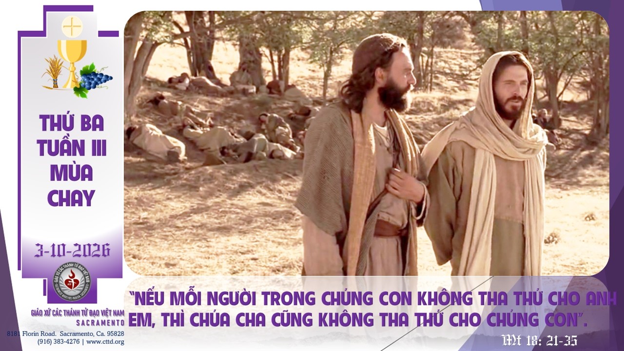 🔴Thánh Lễ  Trực Tuyến: Thứ Ba 3-10-2026 |  DÀNH CHO BỆNH NHÂN.