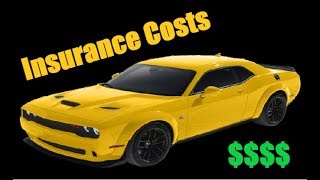 Dodge Challenger Insurance Costs / Scatpack - Shaker - RT