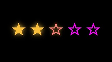 Star Rating With Colorful Light-Up Animation on Click (HTML & CSS)