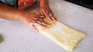 Rough Puff  Pastry. Step by step instructions