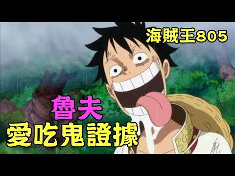 海賊王動畫805集：吃貨路飛的力量| 航海王805 | ONE PIECE | ワンピース