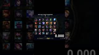 LOL Speedrun Ban WORLD RECORD (0.592 seconds)