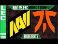 NAVI vs FNC Highlights Game 1 | LEC Playoffs 2026 Round 1 | Natus Vincere vs Fnatic G1