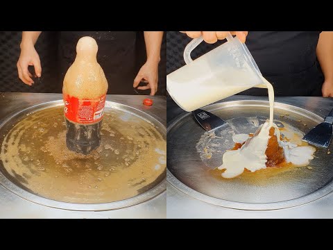 🍦 Street Ice Cream Rolls | 🍦 Cocacola Ice Cream Rolls | Best Of Ice Cream Rolls