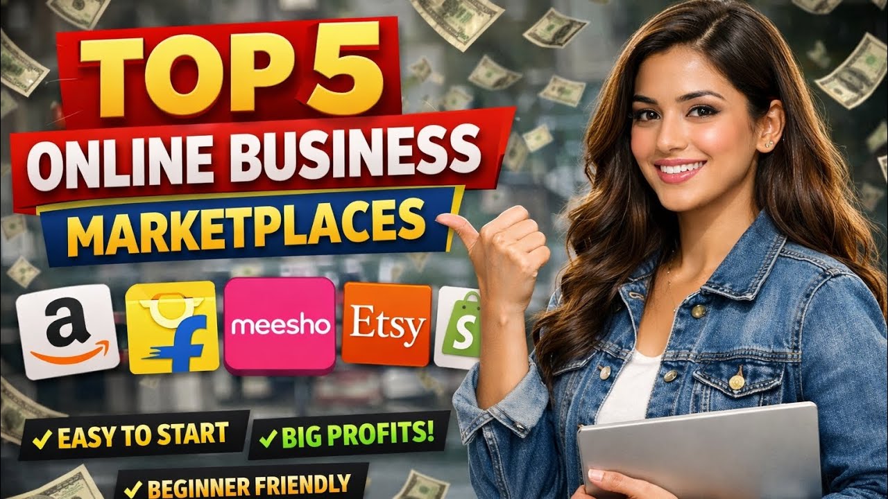 Top 5 Best Marketplaces to Start Your Online Business (Beginner Friendly)