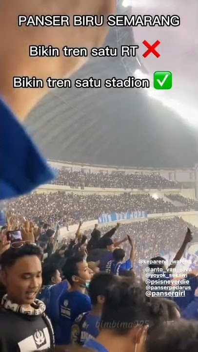 panser biru suporter PSIS Semarang