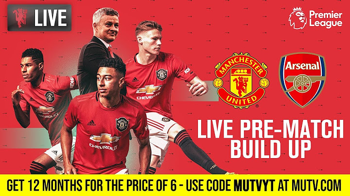 Manchester United v Arsenal - MUTV Pre-Match Build Up 18:30 (BST) | Half Price Subscription Offer