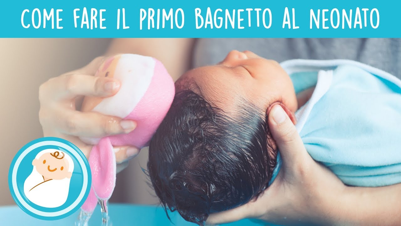 Il primo bagnetto del neonato 