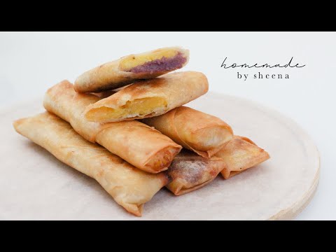 Turon with Ube and Langka | Picnic at the park
