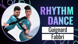 GUIGNARD / FABBRI (ITA) | Ice Dance Rhythm Dance | Montréal 2024 | #WorldFigure