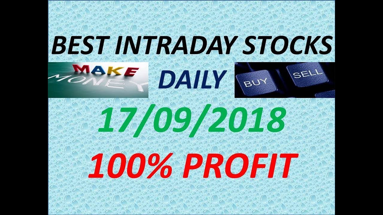 Day trading stocks 17-09-2018/Best intraday trading stocks/Best stocks to buy for intraday trading