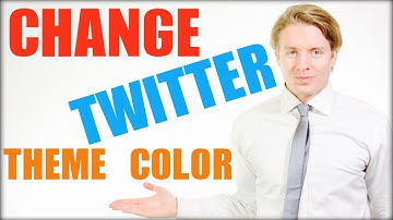 How to change Twitter theme color 2016 - Tutorial
