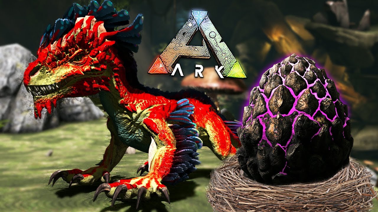 Ark Survival Evolved Baby Rock Drake Egg Hatching Raising Ark Aberration