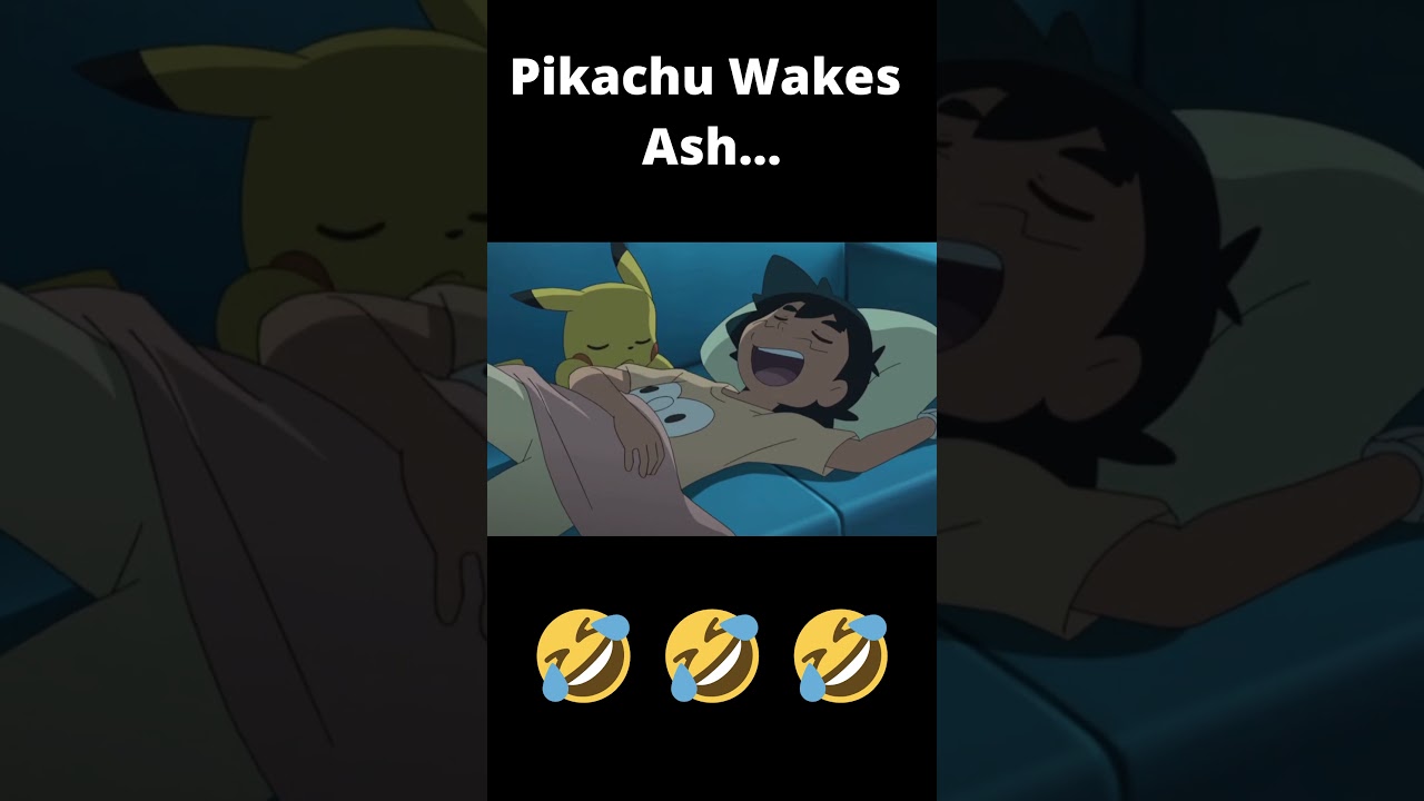 Pikachu thunder shocks Ash...