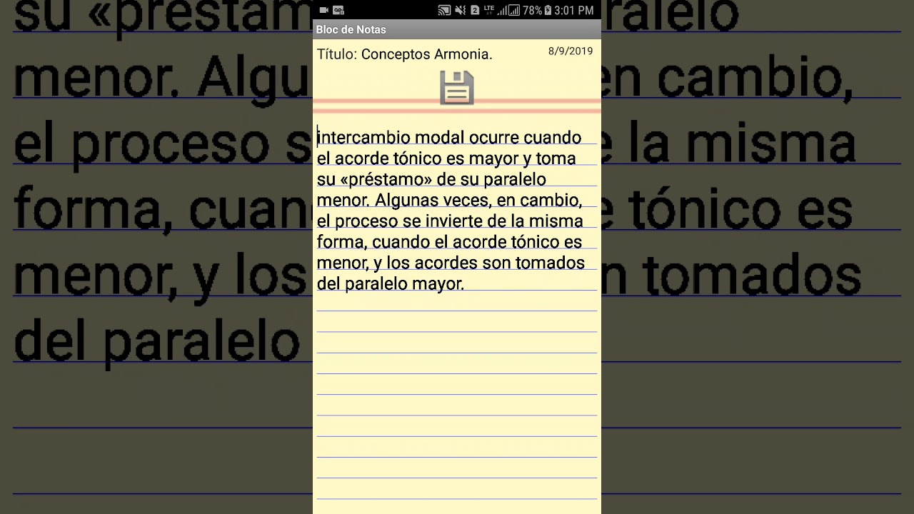 TEORIA MUSICAL- INTERCAMBIO MODAL