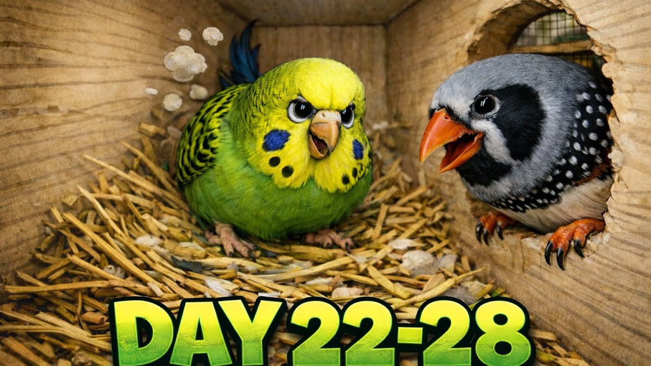 BUDGIE NESTING BOX CAMERAS (PART 3)
