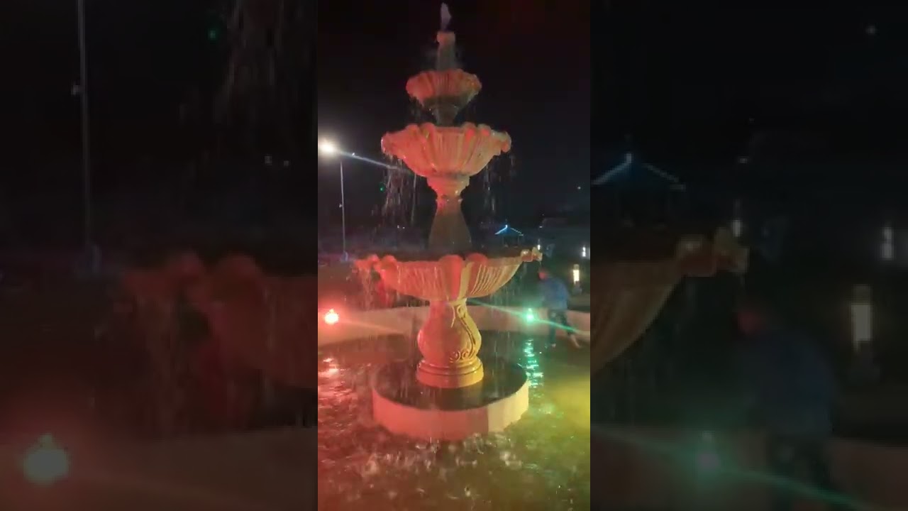 Beautiful waterfall of Askari park Quetta 