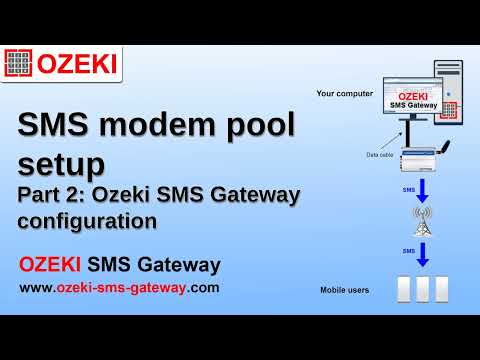 Send SMS with a GSM modem pool Part 2 - Configurate GSM modem pool