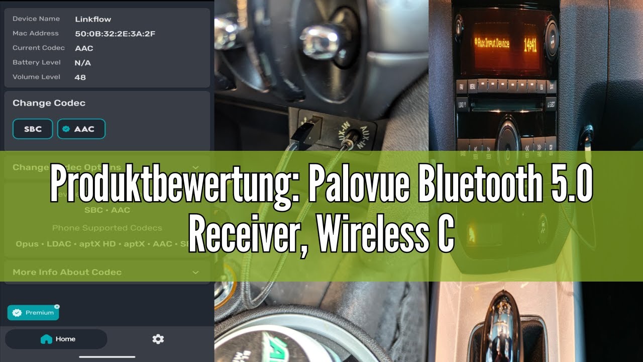 Produktbewertung: Palovue Bluetooth 5.0 Receiver, Wireless Car Kit for Music Streaming and Hands-Fre