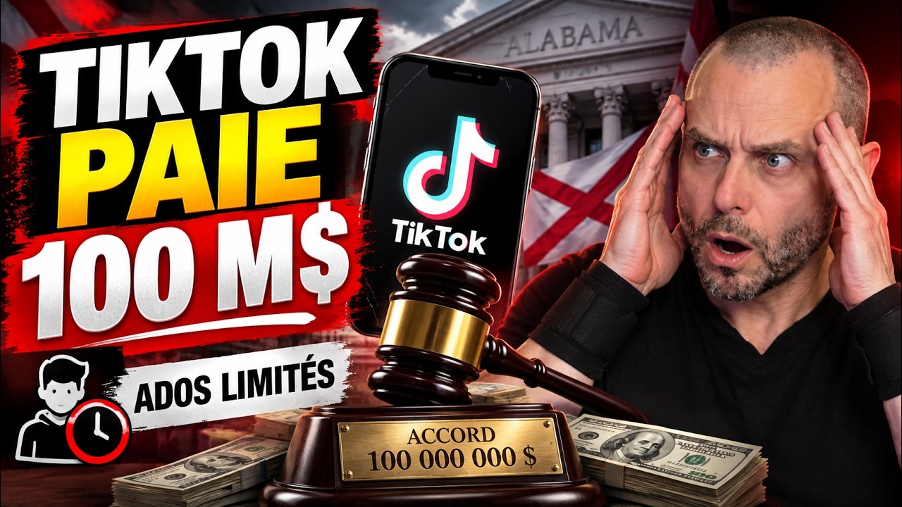 TikTok paie 100 MILLIONS $ et LIMITE les ados à 2H par jour !