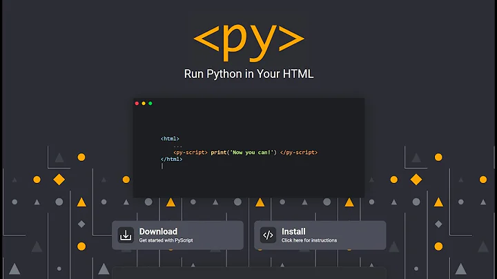 Run python in browser 😱 | pyScript.js