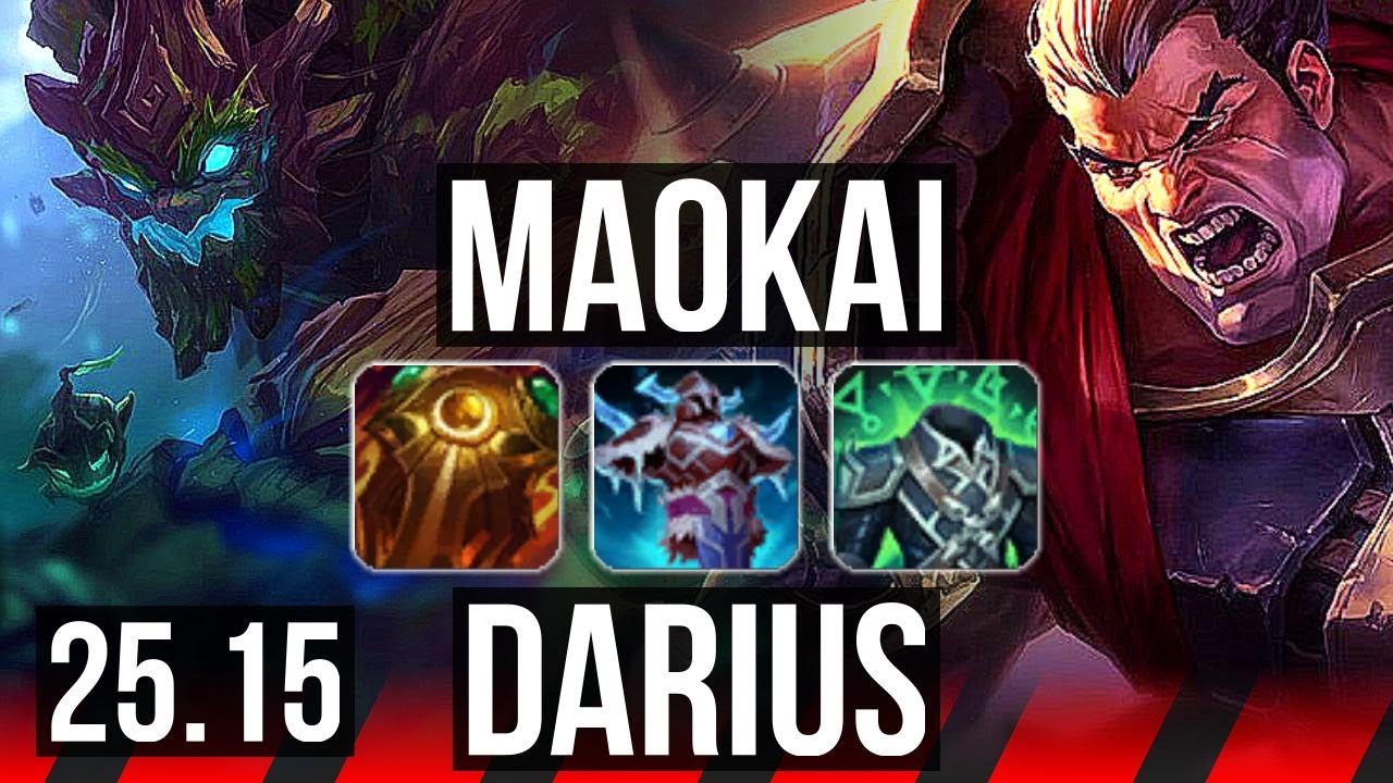 MAOKAI vs DARIUS (TOP) | 5k comeback | EUNE Master | 25.15