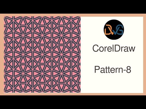 Corel Draw Geometric pattern  8 | Seamless Pattern