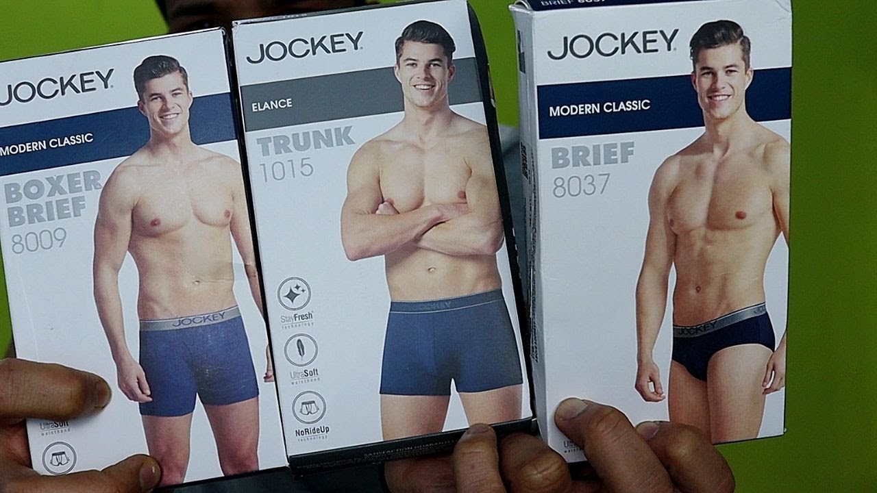 Jockey Underwear For Men, Jockey Briefs, Trunks, Boxer Briefs, Unboxing  and Review
