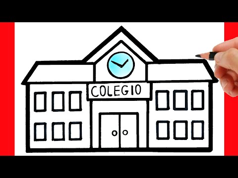 Video: Cómo Dibujar Una Escuela
