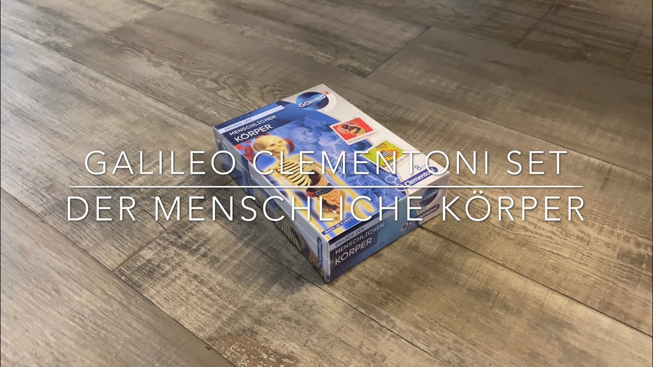 Only Unboxing | Galileo Clementoni Set (Erkunde den menschlichen Körper)  video recorded by Timelapse - YouTube