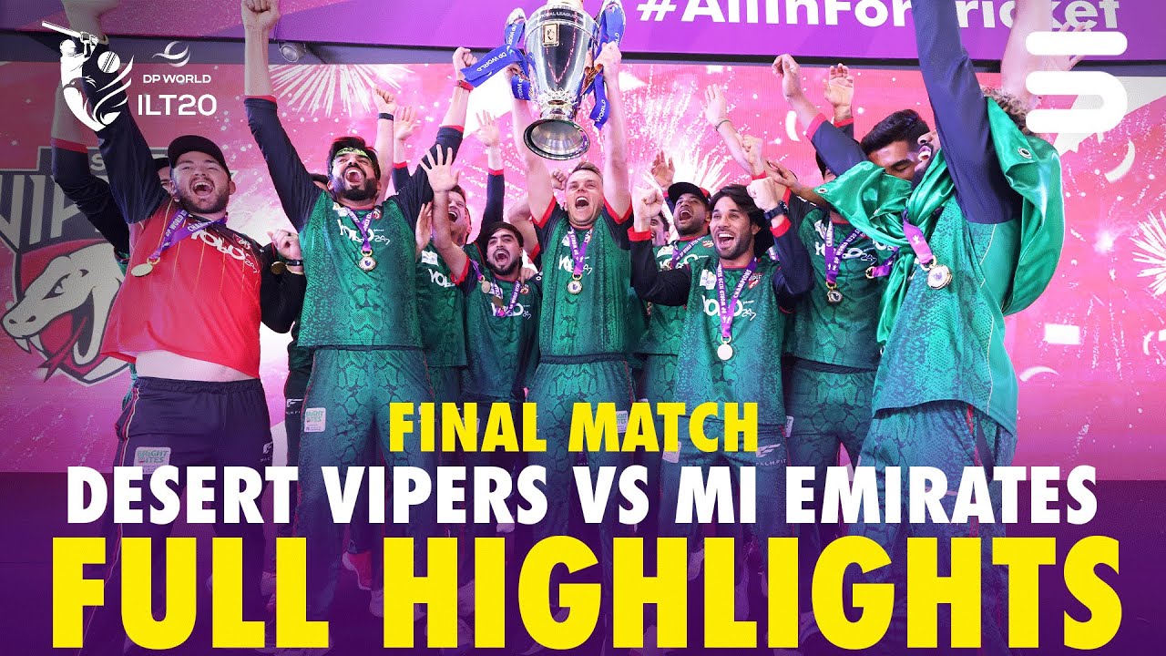 Full Highlights | Desert Vipers vs MI Emirates | Final | DP World ILT20 2025-26 | M3Y1K
