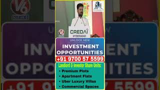#Hyderabad Real Estate | CM #Revanth Reddy | #CREDAI Property Show | 2025 | Bharath #Future City